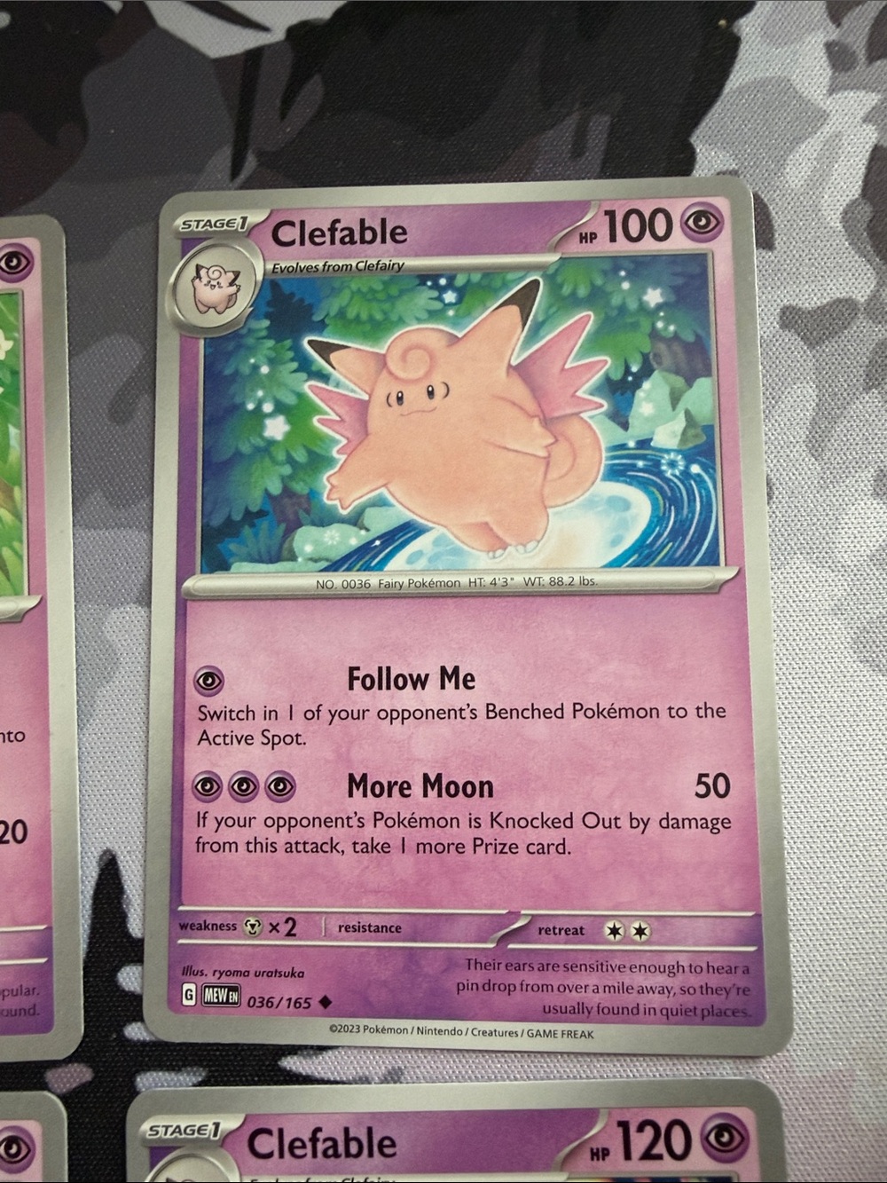 Clefairy & Clefable Evolution Lot | Twilight Masquerade + Pokémon 151 | ✨5/25 - Picture 3 of 6